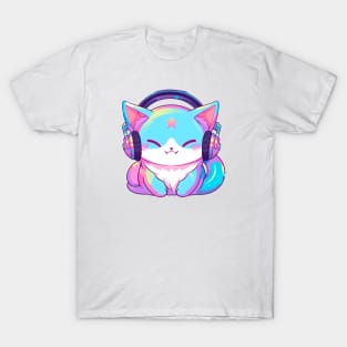 Headphones Kitten T-Shirt